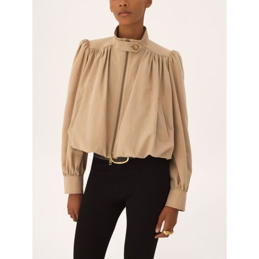 Chloe' Women Boule Gathered Jacket - Picture 2 of 5